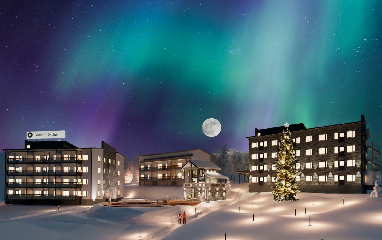 Aateli Lakeside Chalets - Former Vuokatti Suites Extérieur photo